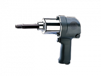 Гайковерт пневматический ударный 1/2", 881 Нм, удлиненный, в комплекте 3 торцевые головки KING TONY P33412-050B