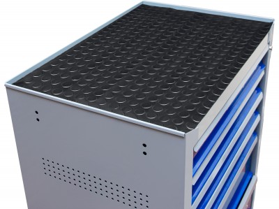 Накладка на столешницу инструментальной тележки Тhorvik TTC64R, резино-полимерная, универсальная, 675х455х3 мм