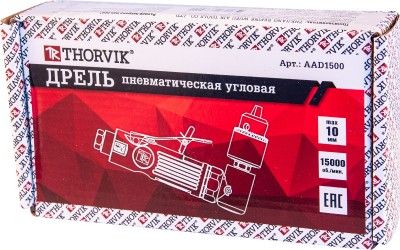 Дрель пневматическая угловая Thorvik AAD1500