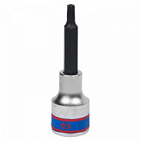 Насадка (бита) торцевая 1/2", TORX, T27, L = 80 мм, с отверстием KING TONY 403727