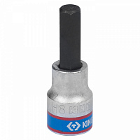 Насадка (бита) торцевая 3/8", HEX, 8 мм, L = 50 мм KING TONY 302508
