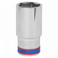 Головка торцевая глубокая шестигранная 1/2", 30 мм KING TONY 423530M
