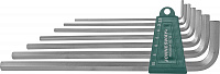 Комплект угловых шестигранников H03SM107S EXTRA LONG 2,5-10мм, 7 предметов S2 материал