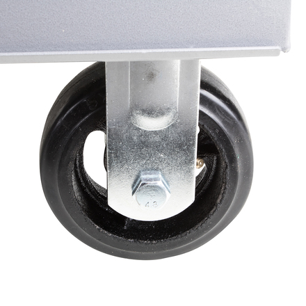 Licota AWX-2602GB-R-ST Тележка инструментальная с карманом, cо столешницей, 5 полок, сине-серая