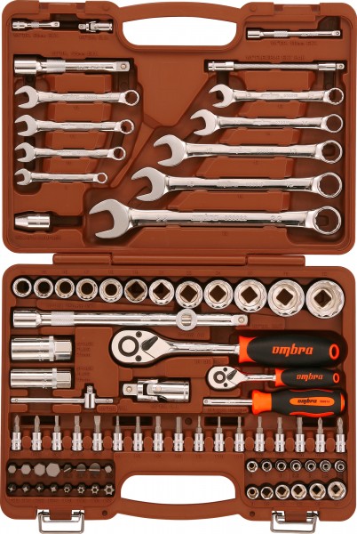 Набор инструмента универсальный Ombra OMT82S12 (82 пр.)