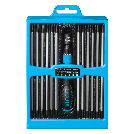 Licota ASD-168K01 Набор реверсивная отвертка для точн.мех.