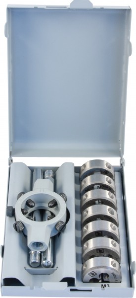 Набор плашек MDS8 D-COMBO круглых ручных М3-М12, HSS