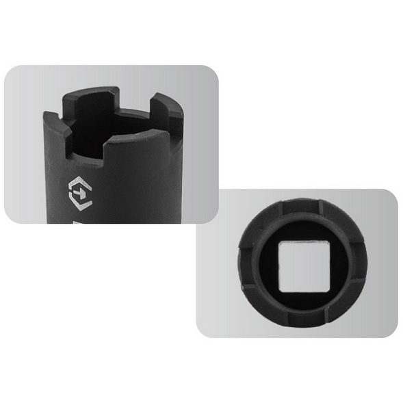 Головка KING TONY 9AN43 для демонтажа дизельных форсунок MAN 422/403, Benz Truck, Scania 1/2"