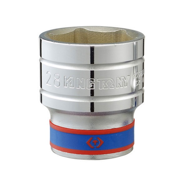 Набор торцевых головок с принадлежностями 1/2", шестигранные, 10-27 мм, 17 предметов KING TONY 4518MR