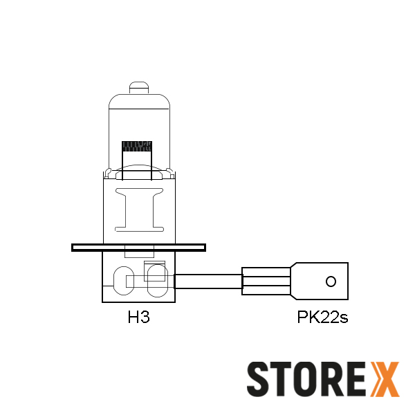 lampa h3 schema cokol logo