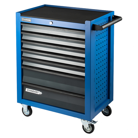 GARWIN PRO GSTD-7-B Тележка инструментальная 7 полочная GARWIN Standart синяя