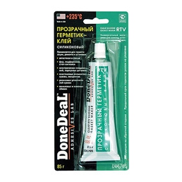 Прозрачный силиконовый герметик-клей