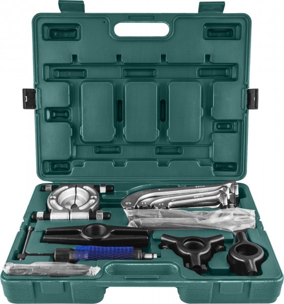 Универсальный гидравлический съемник JONNESWAY AE310002, 25 предметов