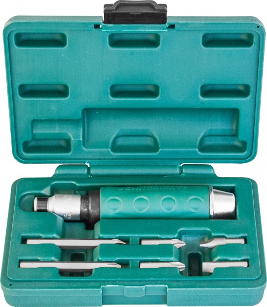 Ударная отвертка с битами SL 8,10мм PH# 2,3 36мм и PH# 2,3 80мм 7 предметов JONNESWAY AG010055A