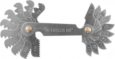 Набор резьбовых шаблонов для наружных резьб Thorvik PG20S