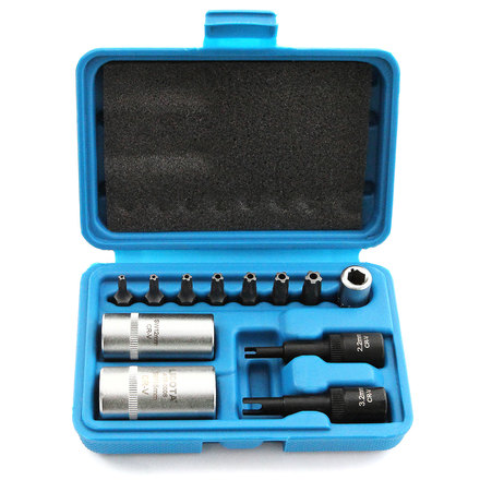 Licota ATF-0008 Набор головок для обслуживания кондиционера, ЭБУ двигателя, и демонтажа датчиков