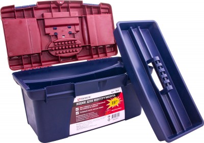 Ящик для инструмента 19" пластиковый 490х275х240 мм Thorvik TB19