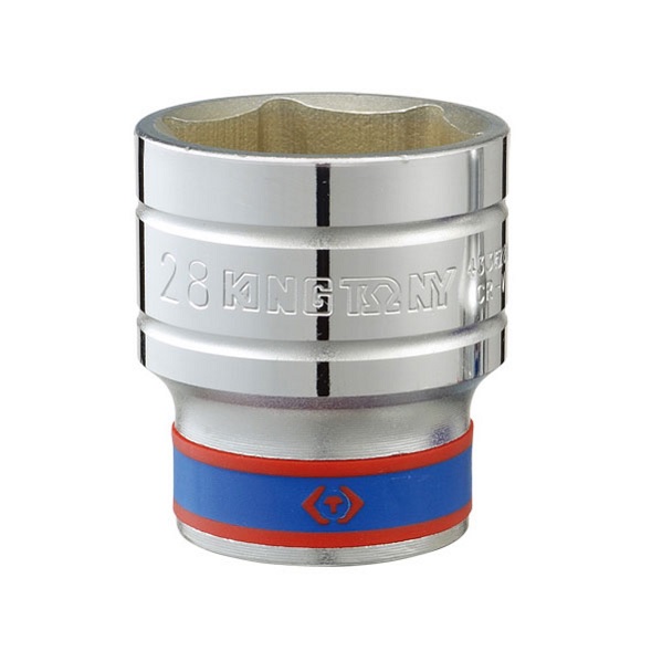 Набор торцевых головок с принадлежностями 1/2", шестигранные, 10-32 мм, 24 предмета KING TONY 4526MR