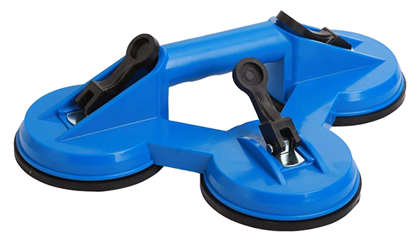 Вакуумный захват тройной для быстрой фиксации и перемещения стекол, 120 мм, TA-G8803