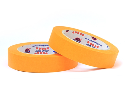 Лента маскировочная, 80°С-30мин, оранжевая, 19ммx40м