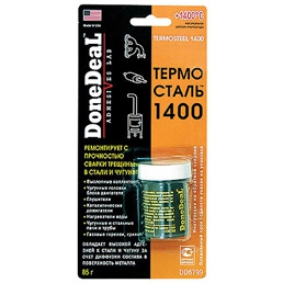 Термосталь- термостойкий (до 1400 С) сверхпрочный ремонтный герметик