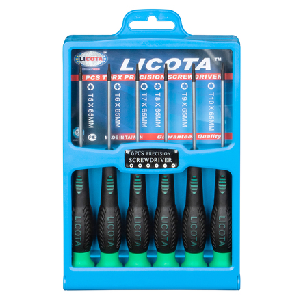 Licota ASD-168K02 Набор отверток Torx для точной механики 6пр. Licota ASD-168K02 Набор отверток Torx для точной механики 6пр.