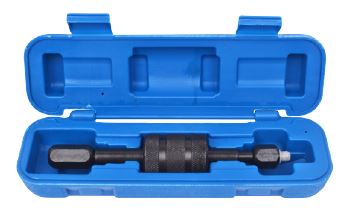 Съемник дизельных форсунок (обратный молоток, М8, М12, М14), в кейсе