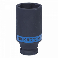Головка торцевая ударная глубокая шестигранная 1/2", 30 мм KING TONY 443530M