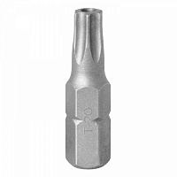 Вставка (бита) торцевая 1/4" TORX, T20, L = 25, с отверстием KING TONY 102520U
