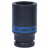 Головка торцевая ударная глубокая шестигранная 3/4", 35 мм KING TONY 643535M