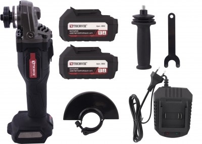 Машина углошлифовальная аккумуляторная бесщеточная Thorvik BBAG510000 (125 мм, 10 000 об/мин)