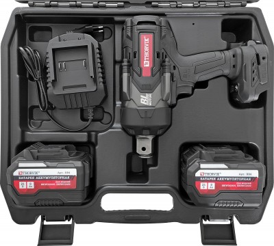Гайковерт ударный аккумуляторный бесщёточный 1"DR 21В 2400 Нм Thorvik BBIW012400