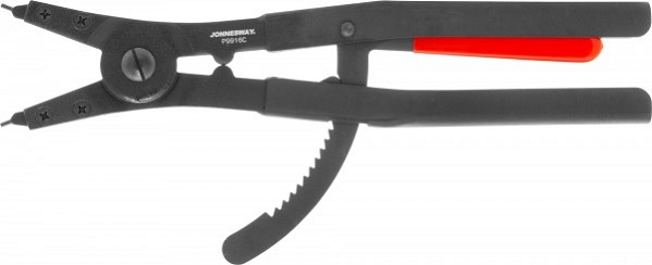 Щипцы прямые с фиксатором для стопорных колец jonnesway P9916C, разжим, 85-170 мм, 3.5-4.0 мм, 400 мм