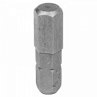 Вставка (бита) торцевая 1/4", HEX, 7 мм, L = 25 мм KING TONY 102507H