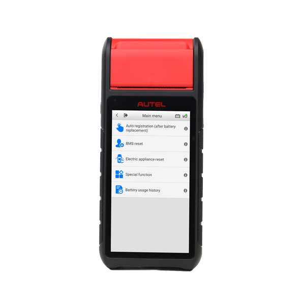 Тестер аккумулятора Autel MaxiBAS BT608, 3000 CCA, диаг. все марки, принтер