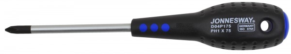 Отвертка стержневая крестовая FULL STAR, PH1х75 мм JONNESWAY D04P175