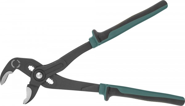 P28212 Клещи переставные с реечной регулировкой и коробчатым захватом, двухкомпонентные рукоятки, 300 мм