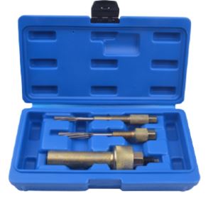 Набор приспособлений для извлечения свечей накаливания 3пр., в кейсе