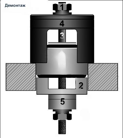 Съемник сайлентблоков Renault Car-Tool CT-4053