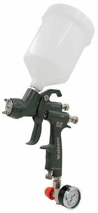 Краскопульт с верхним пластиковым бачком 0,68 л. Диаметр сопла 1,4. 803014 SLIM KOMBAT S HTE