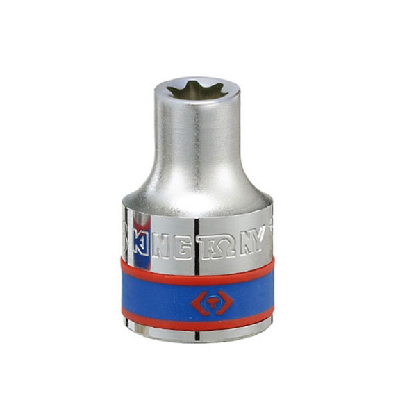 Набор торцевых головок 1/2", TORX Е-стандарт, E10-E20, 6 предметов KING TONY 4106PR