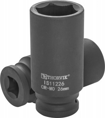 Головка торцевая ударная глубокая 1/2"DR, 26 мм Thorvik IS11226