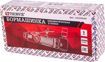 Бормашинка пневматическая угловая Thorvik AADG6020 (20000 об/мин)