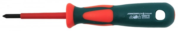 Отвертка крестовая диэлектрическая JONNESWAY DV13P060 PH#0х60 мм