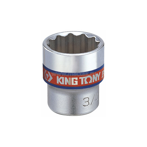 Головка торцевая стандартная двенадцатигранная 3/8", 17 мм KING TONY 333017M