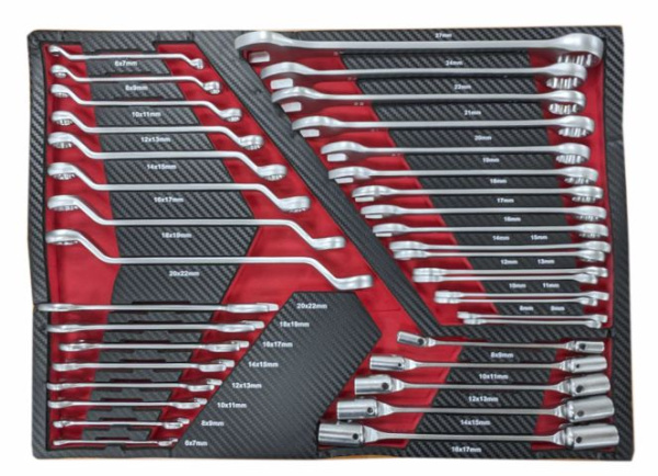 ТЕМП RC03.3018.P7 Инструментальная тележка, 7 выдвижных ящиков, 334 предмета