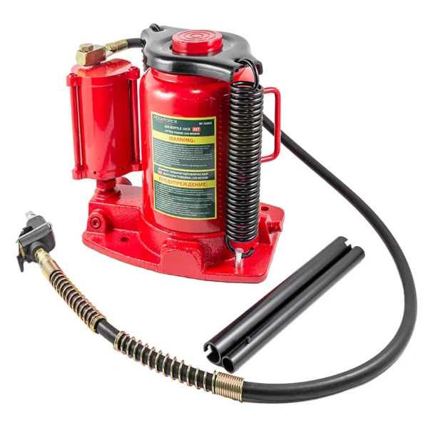 Домкрат бутылочный пневмогидравлический 35т (h min-250мм, h max-405мм)