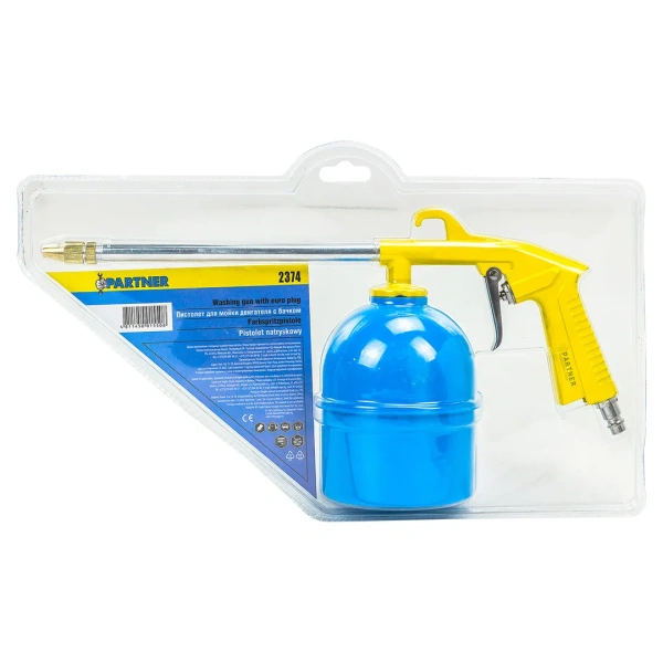 Пневмопистолет для мойки двигателя с бачком