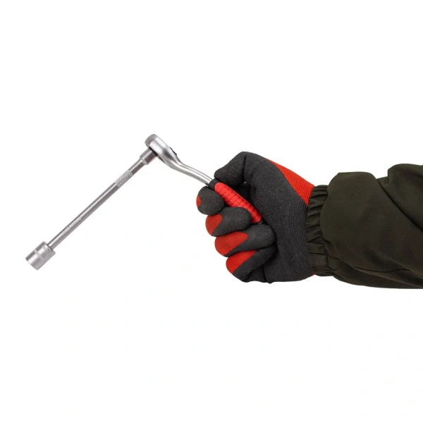 Набор инструментов, головки (4-13мм) с трещоткой и удлинителем, набор 12пр., 1/4''