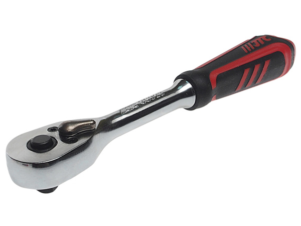 Трещотка с резиновой рукояткой JTC 3602B (1/4", 36 зубьев, 150 мм)